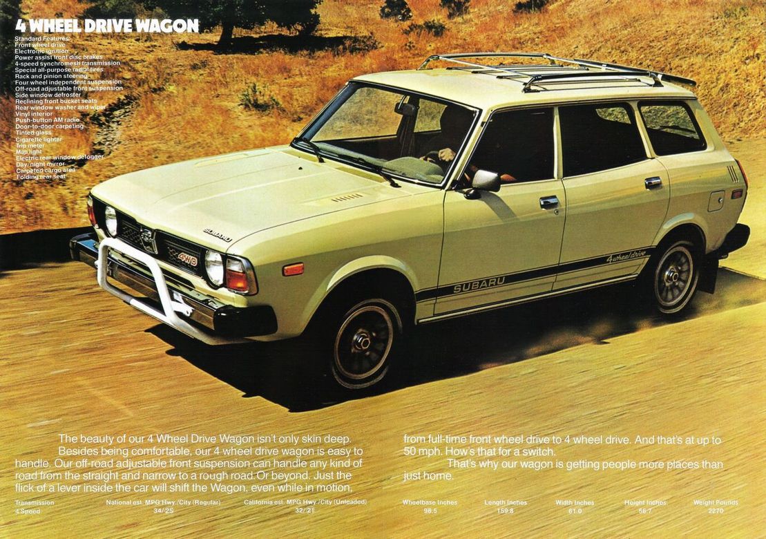 1982N10s SUBARU.inexpensive.and built to stay that way. kČJ^O(10)